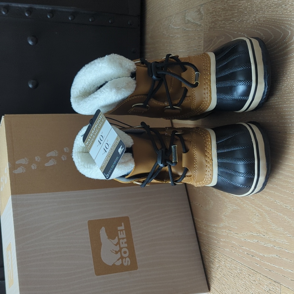 Sorel Children's YOOT PAC TP Boots, Mesquite color, Size 13, NIB